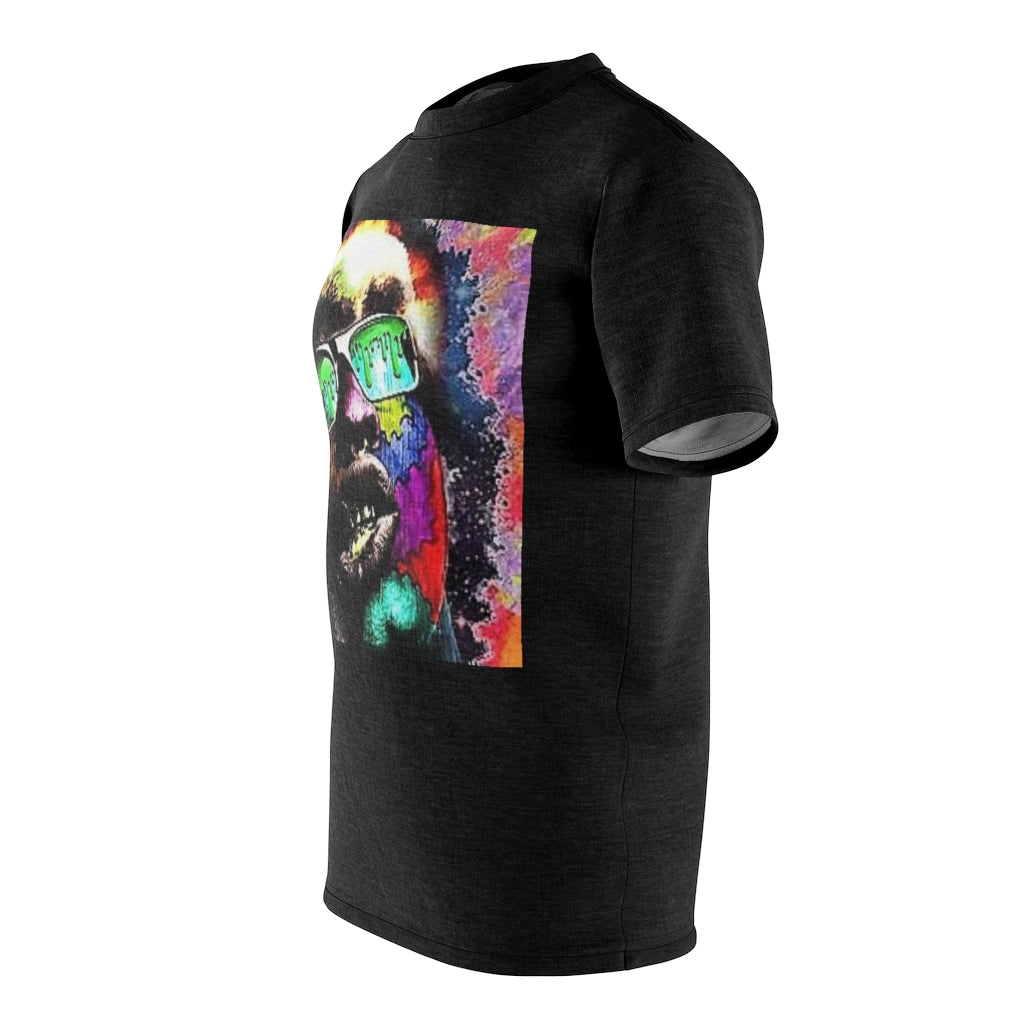 Drips and Color   (BLACK seams) All Over Tee