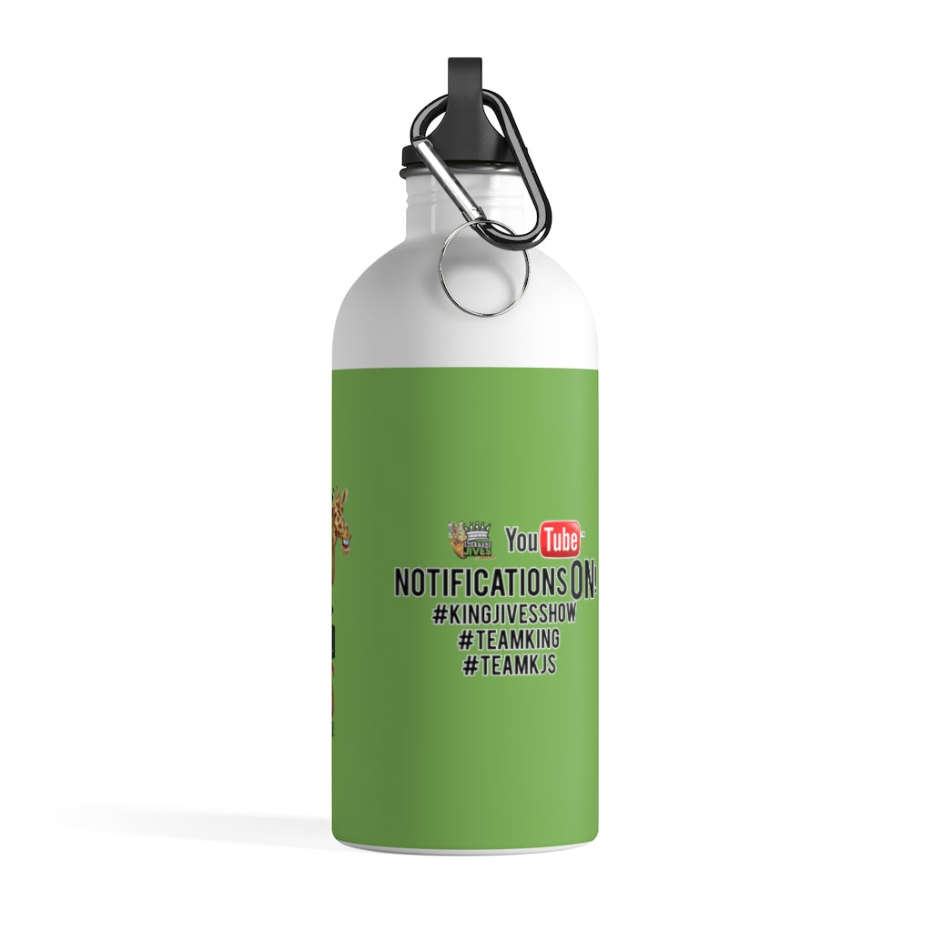 Who Is This King? Green Stainless Steel Water Bottle