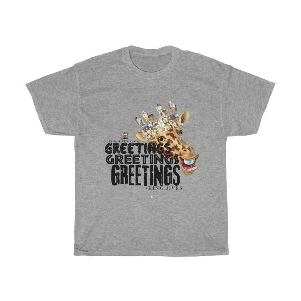 Greetings, Greetings O-Neck Unisex Cotton Tee