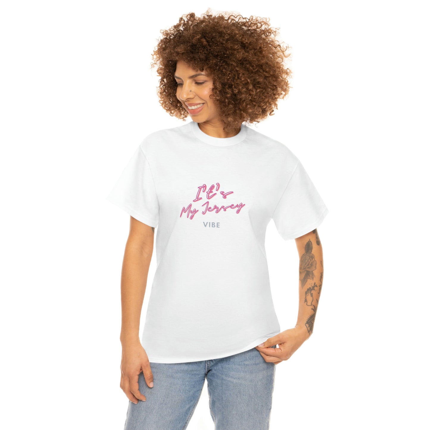 ITS MY JERSEY VIBE Unisex Heavy Cotton Tee