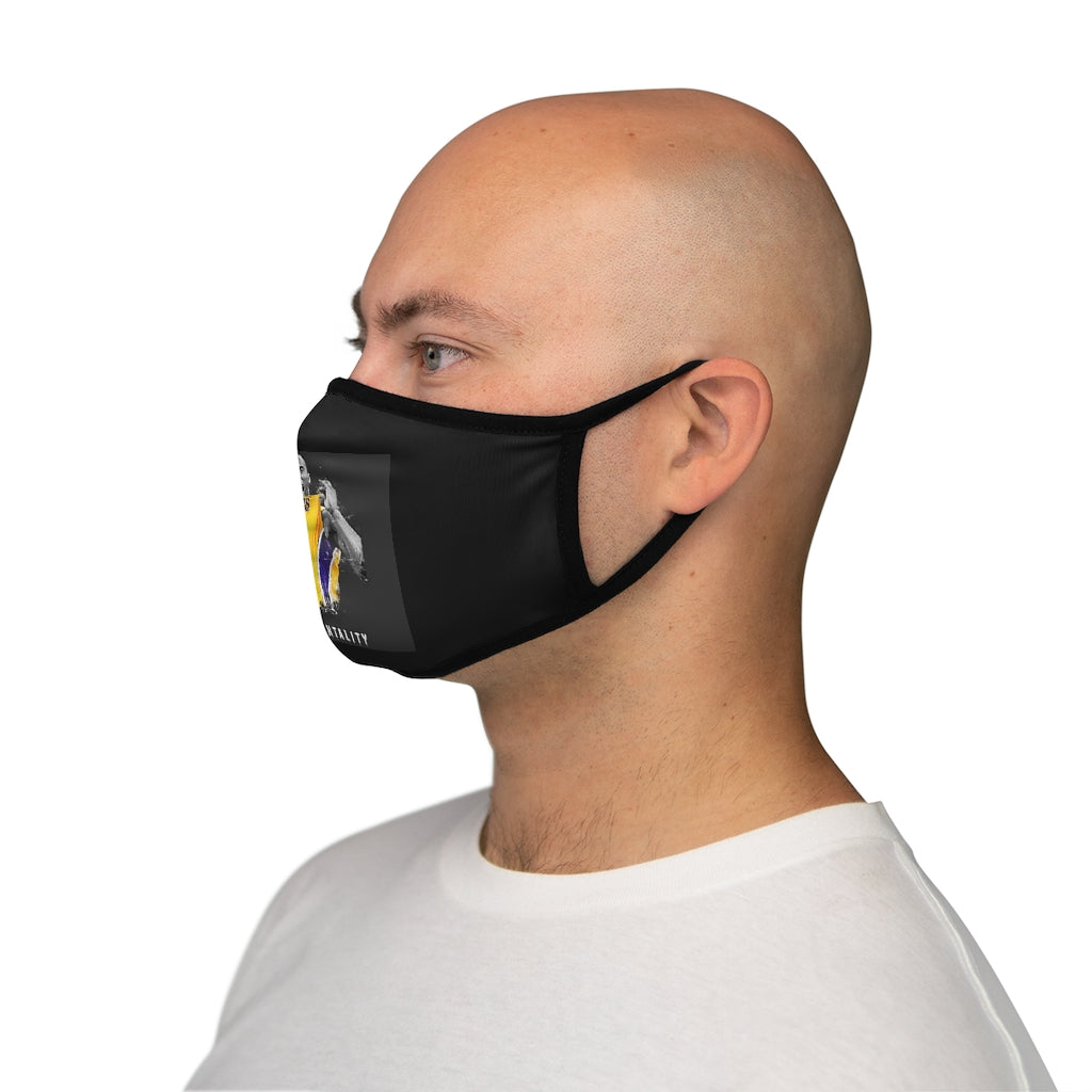 MENTALITY OF MAMBA  Fitted Polyester Face Mask