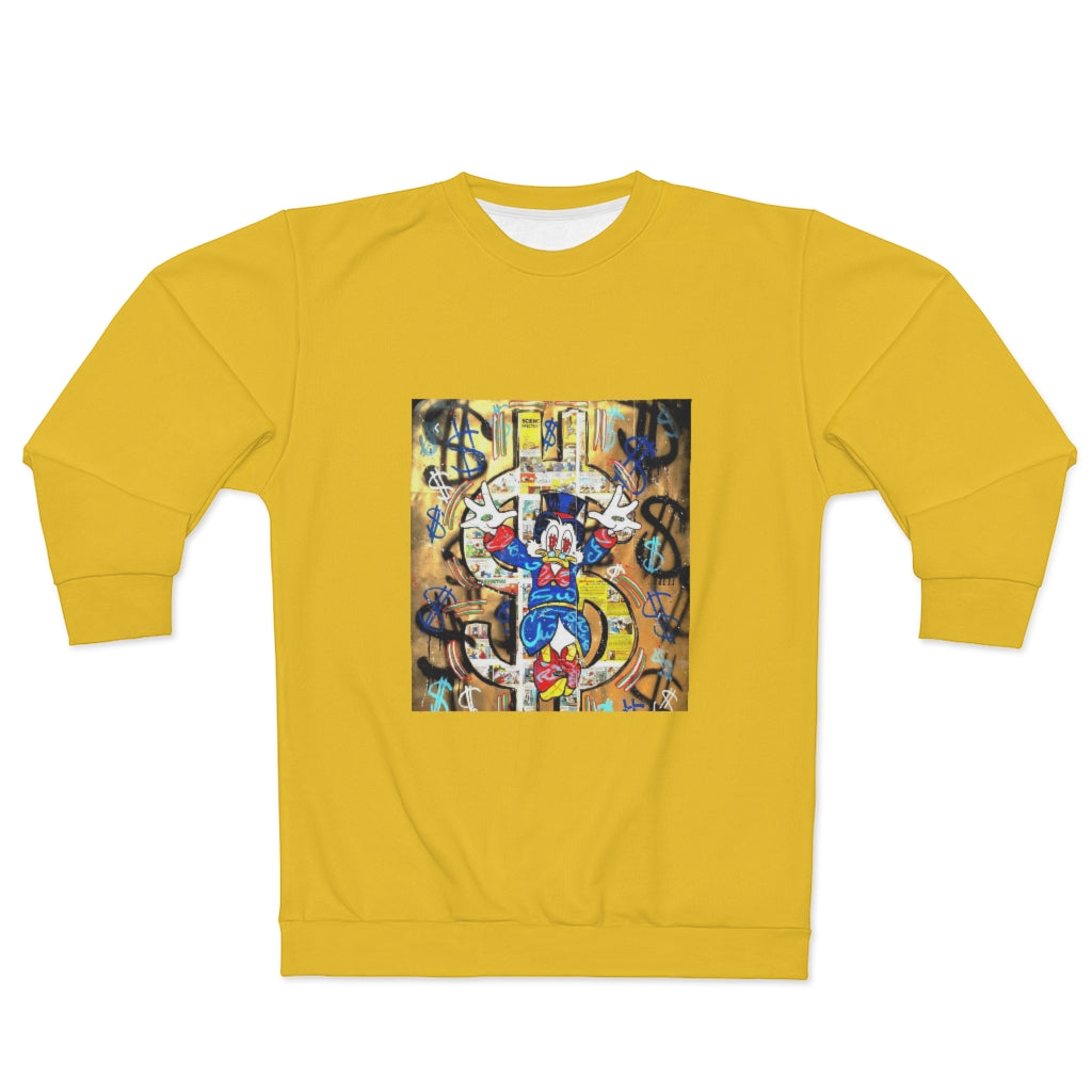 DUCK AND HIS DOE (GOLD)  ..  AOP Unisex Sweatshirt