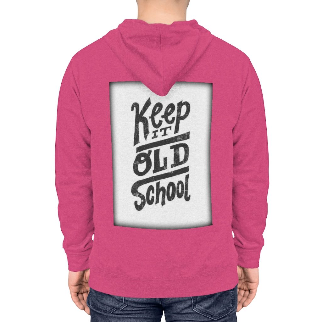 Keep it Old School  Lightweight Hoodie