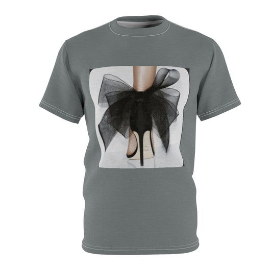 BLACK HEELZ. (GRAY) ..  All Over Tee