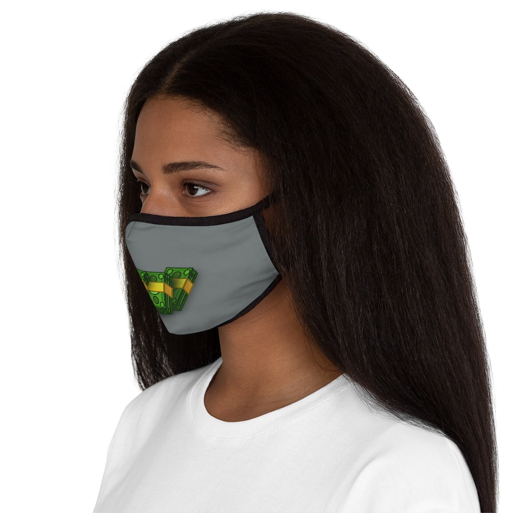 CASHOLA (GRAY)  Fitted Polyester Face Mask