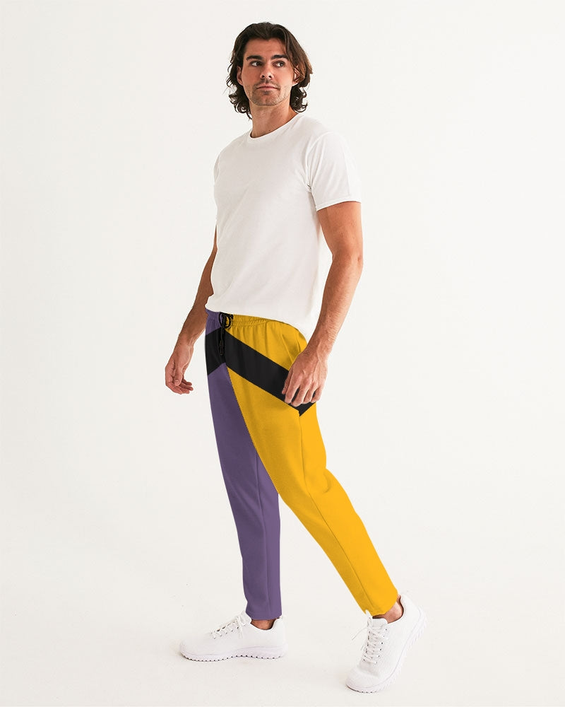 Pop Elements On Purple Men's Joggers