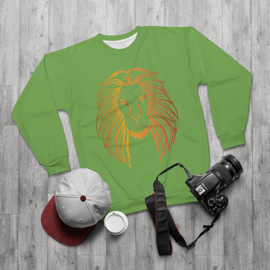 TRUE KING OF THE J'S  (GREEN)  ..  AOP Unisex Sweatshirt