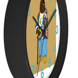 THROWBACK BABY BLUE COO Wall clock