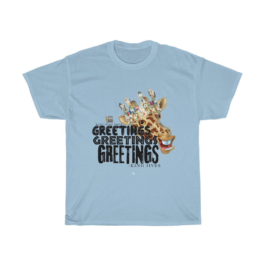 Greetings, Greetings O-Neck Unisex Cotton Tee