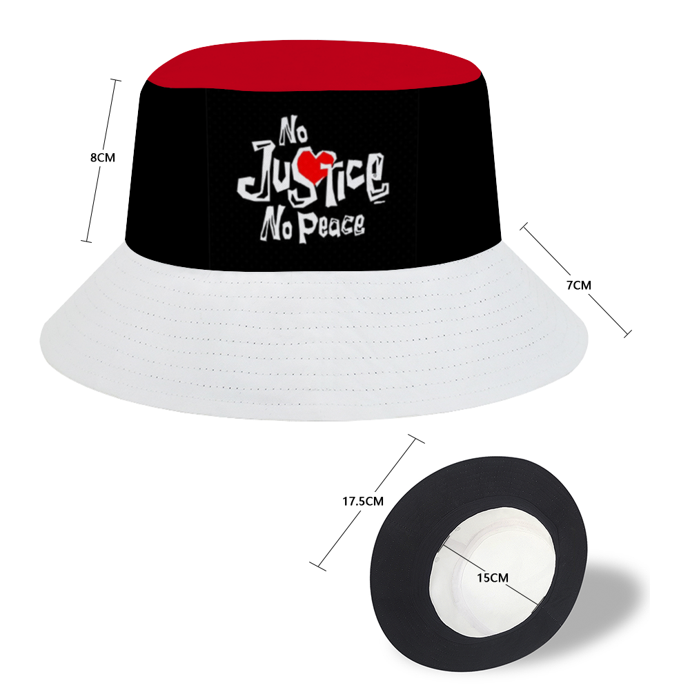 NO JUSTICE NO PEACE All Over Print Bucket Hat