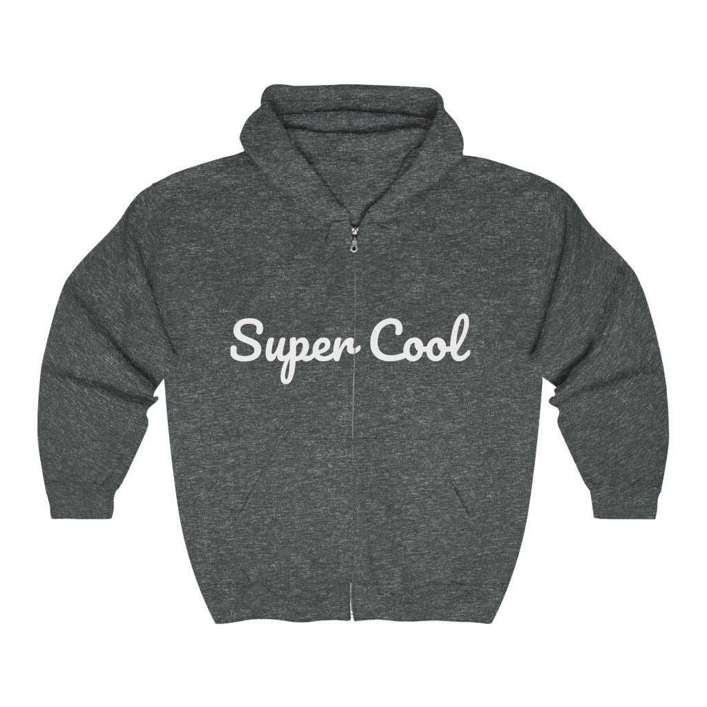 SUPER COOL.  Unisex Heavy Blend™ Full Zip Hooded Sweatshirt