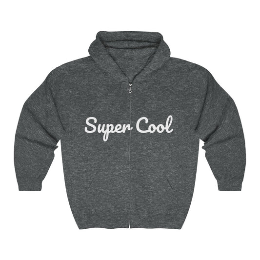 SUPER COOL.  Unisex Heavy Blend™ Full Zip Hooded Sweatshirt