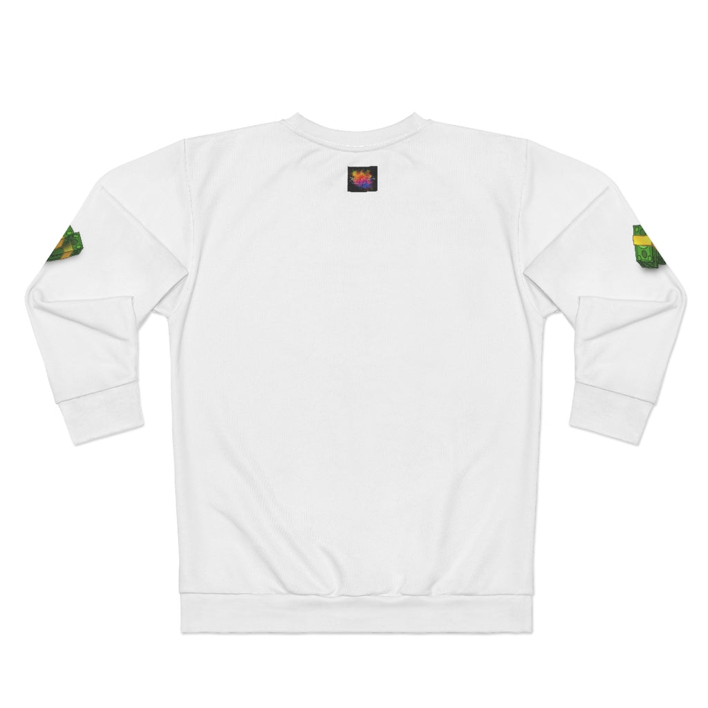 CASHOLA Original White AOP Unisex Sweatshirt