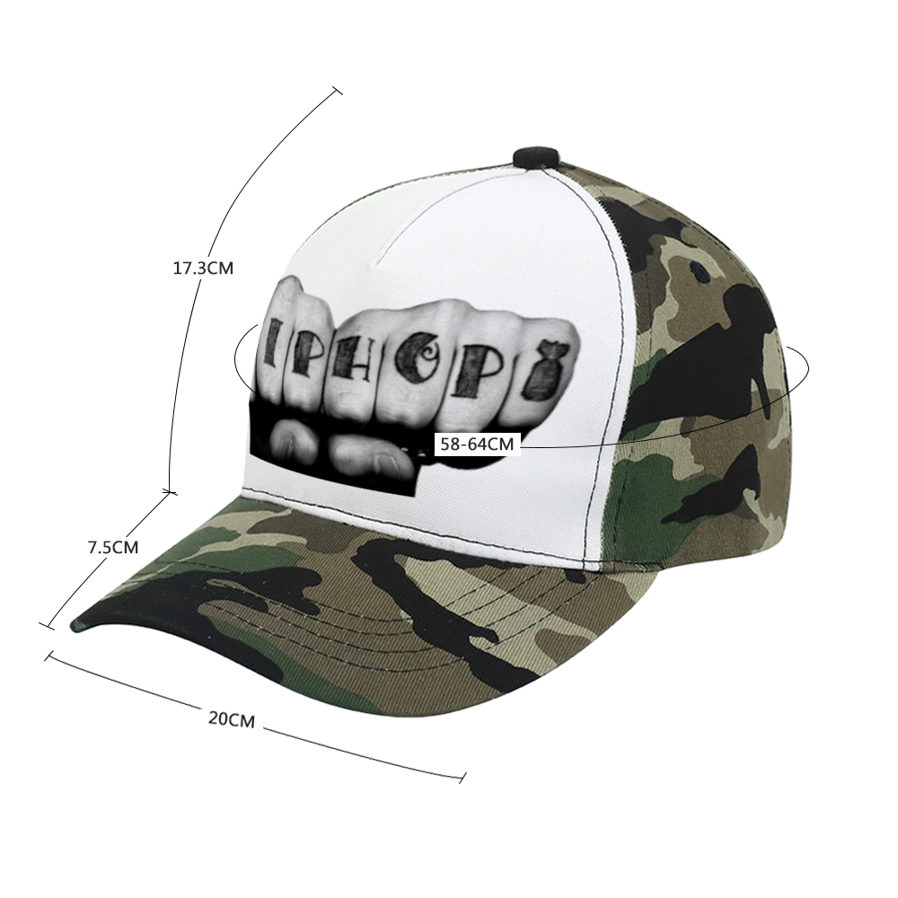 HIPHOP  Camo Baseball Dad Hat