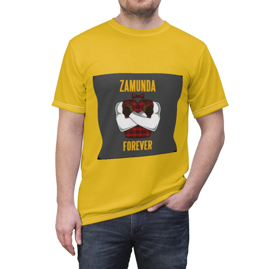 ZAMUNDA FOREVA .. (GOLD) ..  All Over Tee