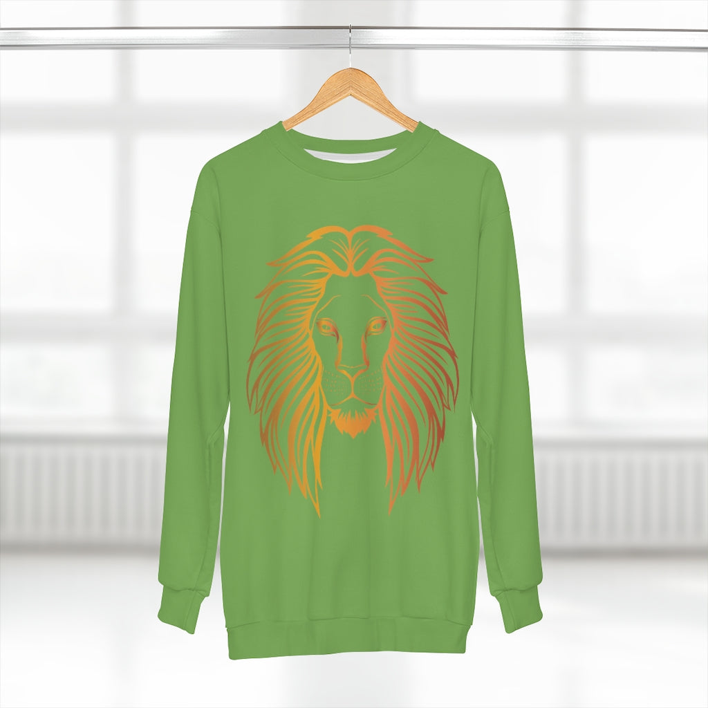 TRUE KING OF THE J'S  (GREEN)  ..  AOP Unisex Sweatshirt