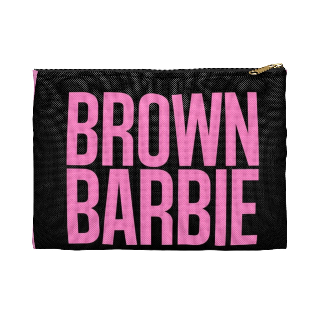 BROWN BARBIE black/pink  Accessory Pouch