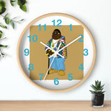 THROWBACK BABY BLUE COO Wall clock