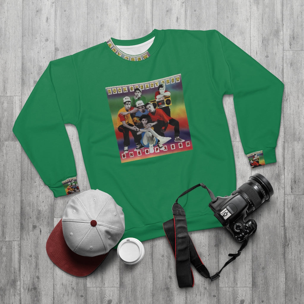 ROCK STEADY GREEN CLASSIC  ..  AOP Unisex Sweatshirt