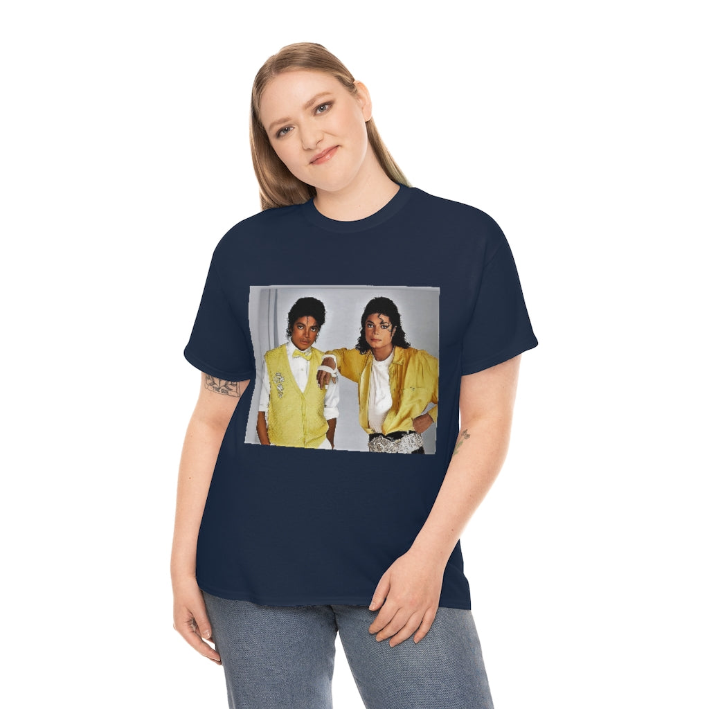 Michael meets MJ Just Blue Unisex Heavy Cotton Tee