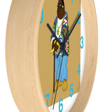 THROWBACK BABY BLUE COO Wall clock