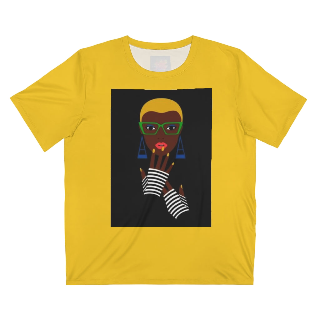 Watchin' Me? (Gold) .. All Over Print UNISEX T-Shirt