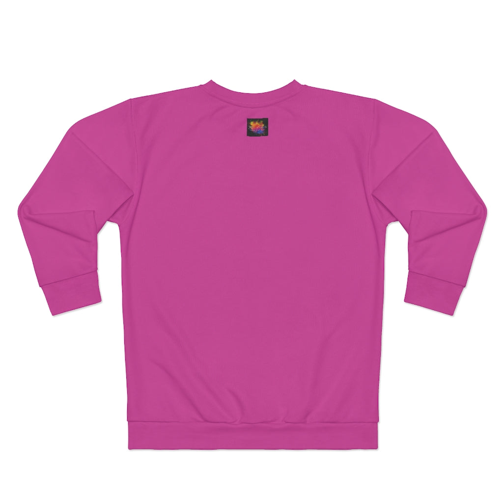 HATERS MAKE (PINK) AOP Unisex Sweatshirt