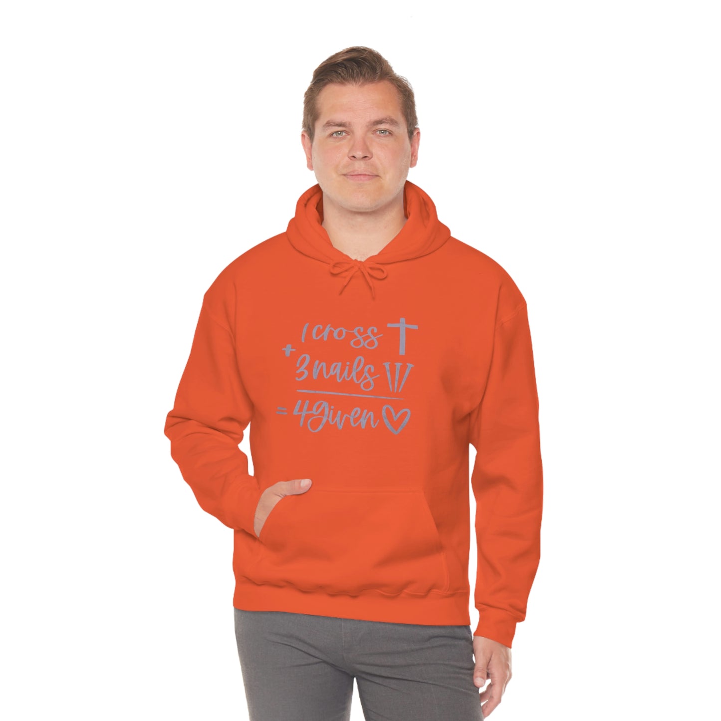 1 Cross Unisex Heavy Blend™ Hooded Sweatshirt