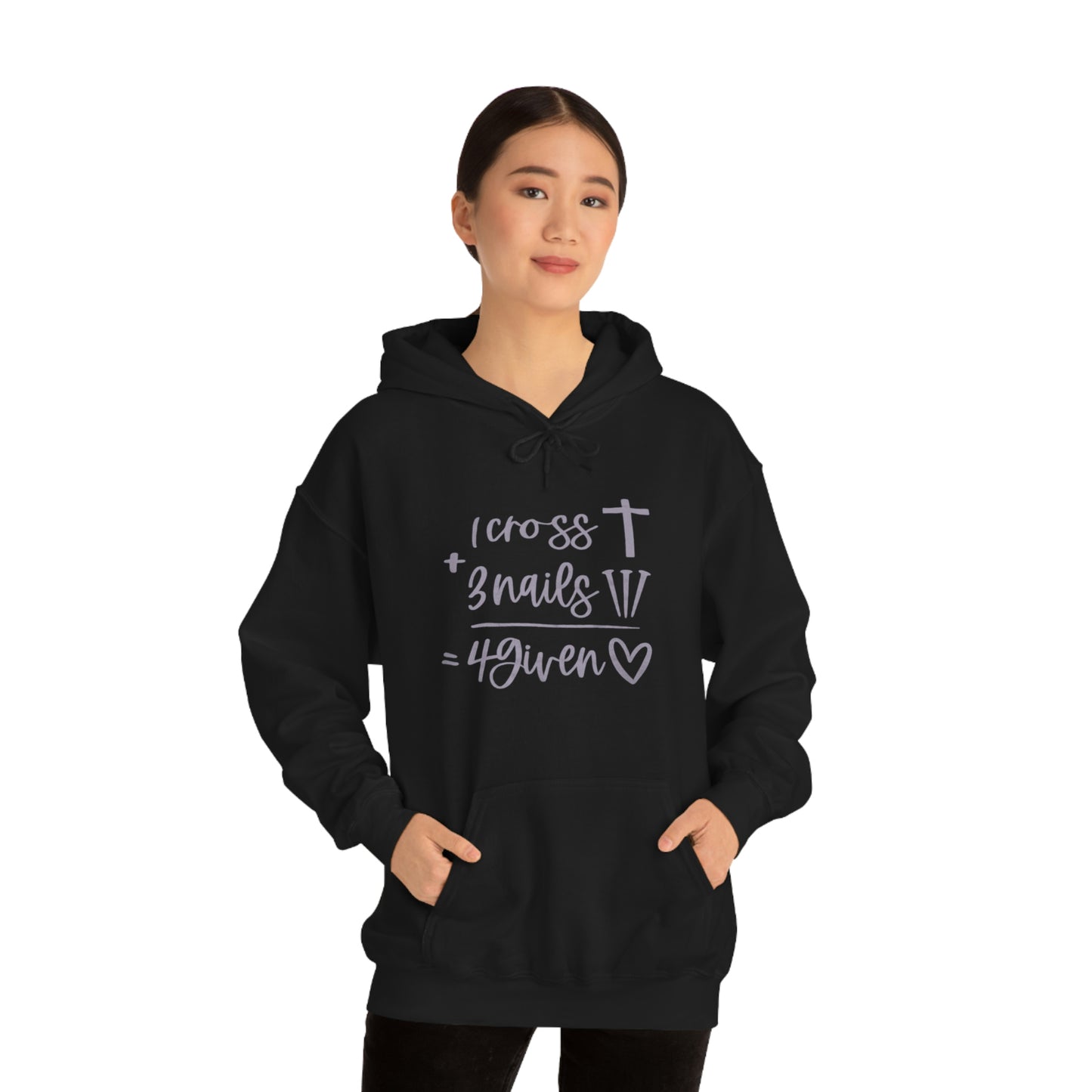 1 Cross Unisex Heavy Blend™ Hooded Sweatshirt