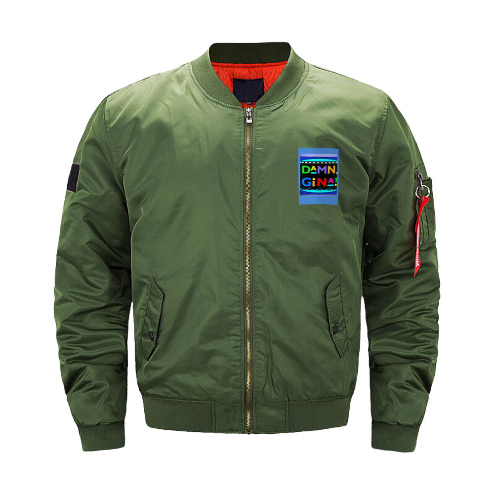 DAMN GINA Throwback  Air Force Suit Jackets Baseball Jacket