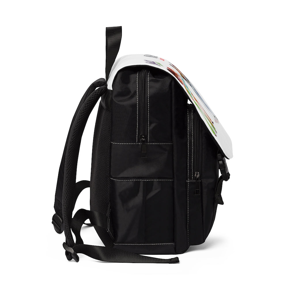 Let's Dance Unisex Casual Shoulder Backpack