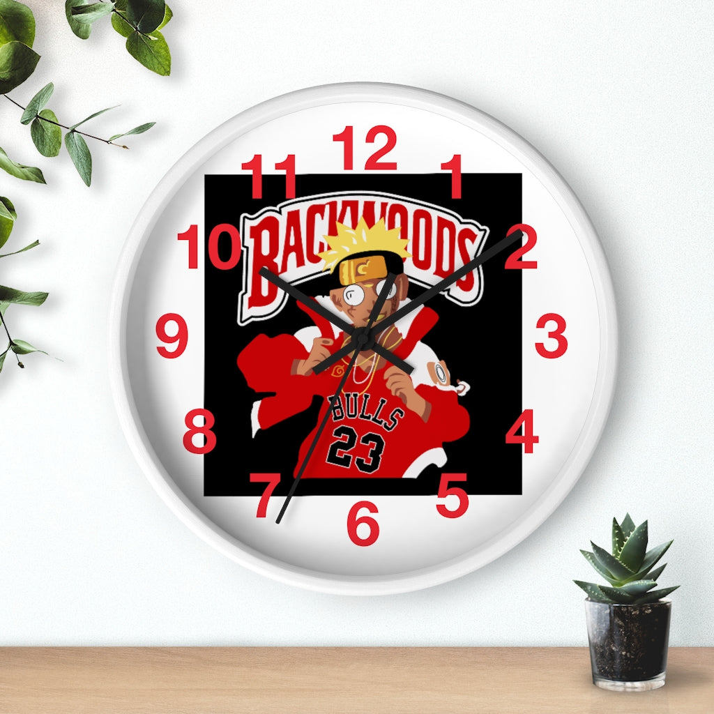 CHI-TOWN BACKWOOD Wall clock