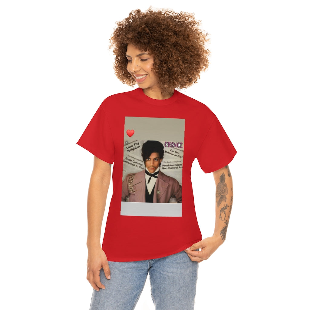 Purple Love Just Him  Unisex Heavy Cotton Tee