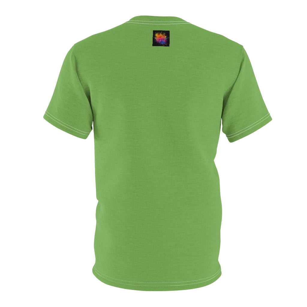 Drips and Color (Lime) All Over Tee