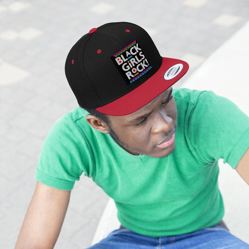 BLACK GIRLS ROCK! .....  SNAPBACK Unisex Flat Bill Hat