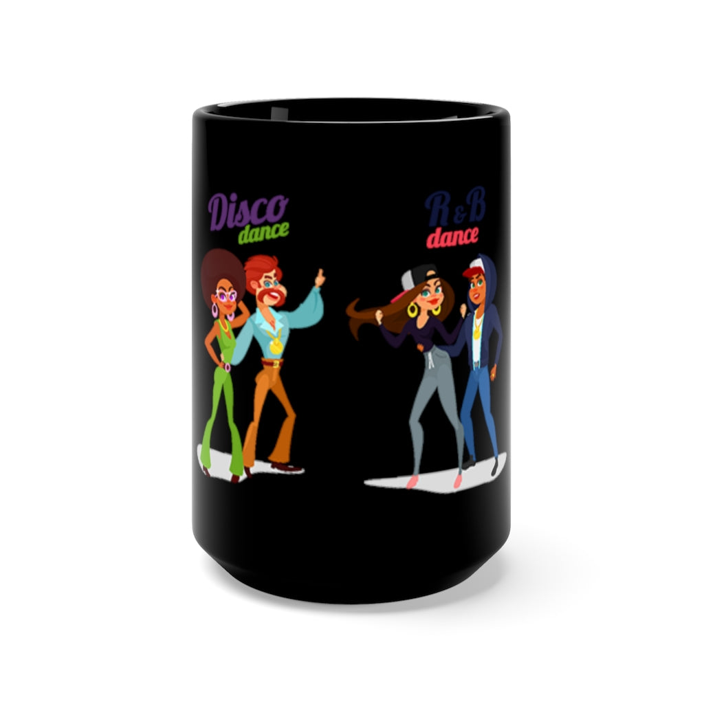 LET'S DANCE Black Mug 15oz