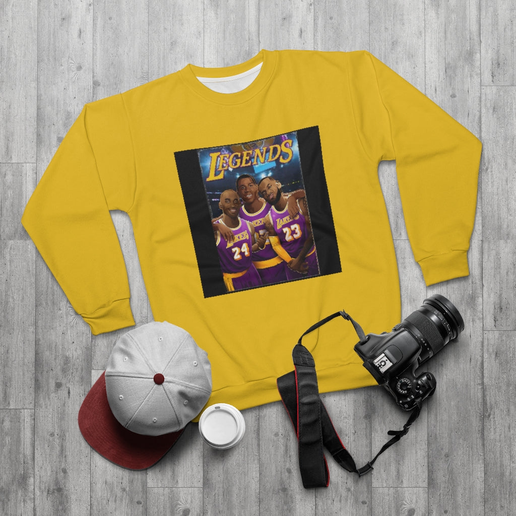 LEGENDS OF L.A (GOLD)  ..  AOP Unisex Sweatshirt