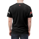 Red & Mef Concert Tee  ( BLACK ) ..  All Over Tee