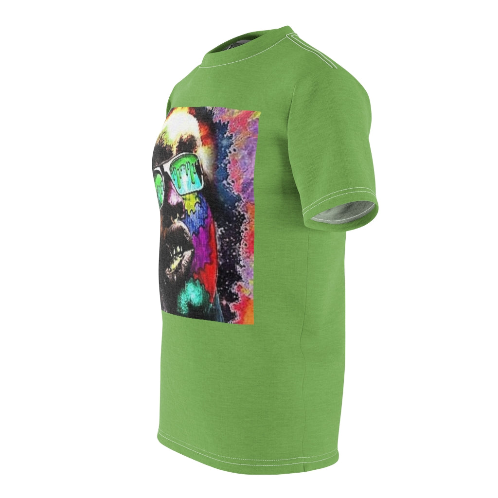 Drips and Color (Lime) All Over Tee