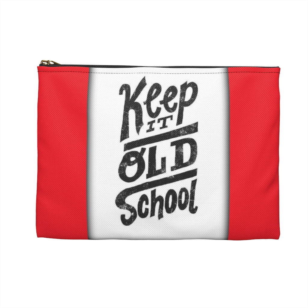 KEEP IT OLD SCHOOL RED Accessory Pouch