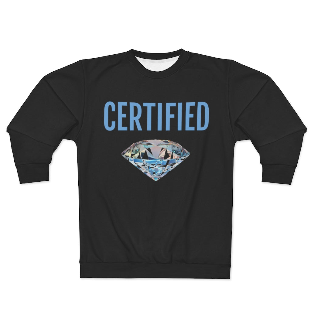 CERTIFIED DIAMOND   ..  AOP Unisex Sweatshirt