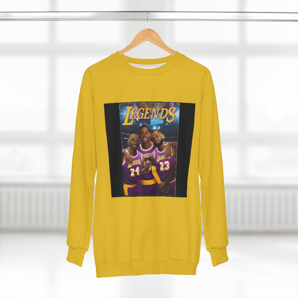 LEGENDS OF L.A (GOLD)  ..  AOP Unisex Sweatshirt