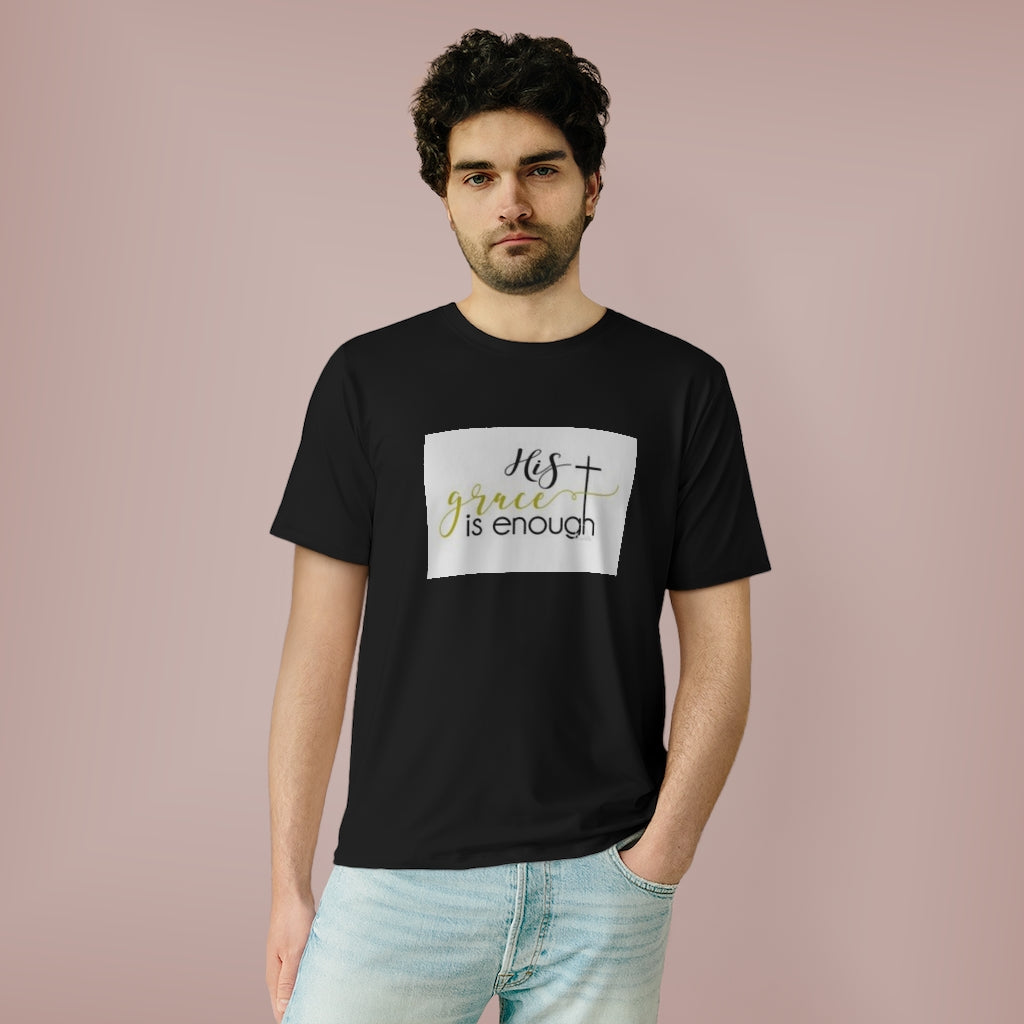 HIS GRACE IS ENOUGH (BLACK) .. All Over Print UNISEX T-Shirt