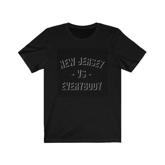 NJ -vs- Everybody Black Unisex Jersey Short Sleeve Tee