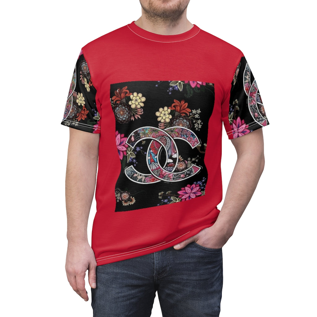 FLOWERS OF COUTURE  ( RED ) ..  All Over Tee