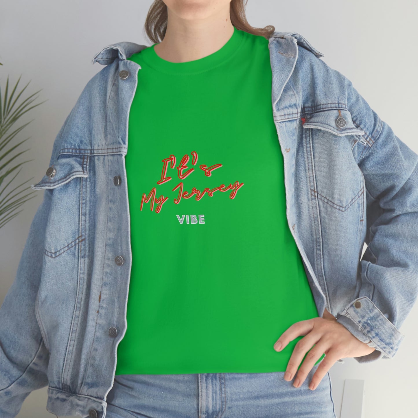 ITS MY JERSEY VIBE Unisex Heavy Cotton Tee