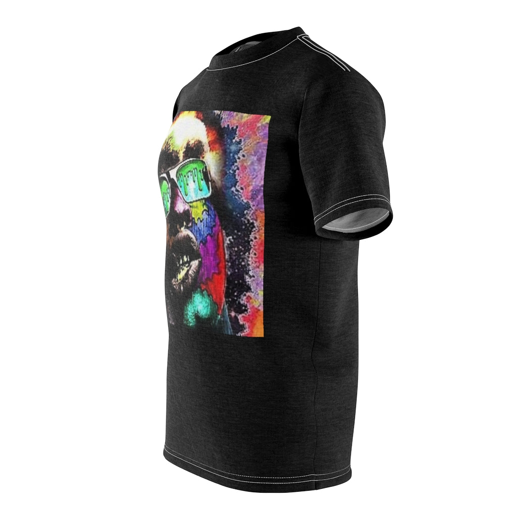 Drips and Color   (BLACK seams) All Over Tee