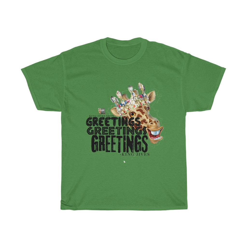 Greetings, Greetings O-Neck Unisex Cotton Tee