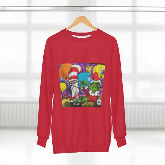 CHRONIC TALES (RED)  ..  AOP Unisex Sweatshirt