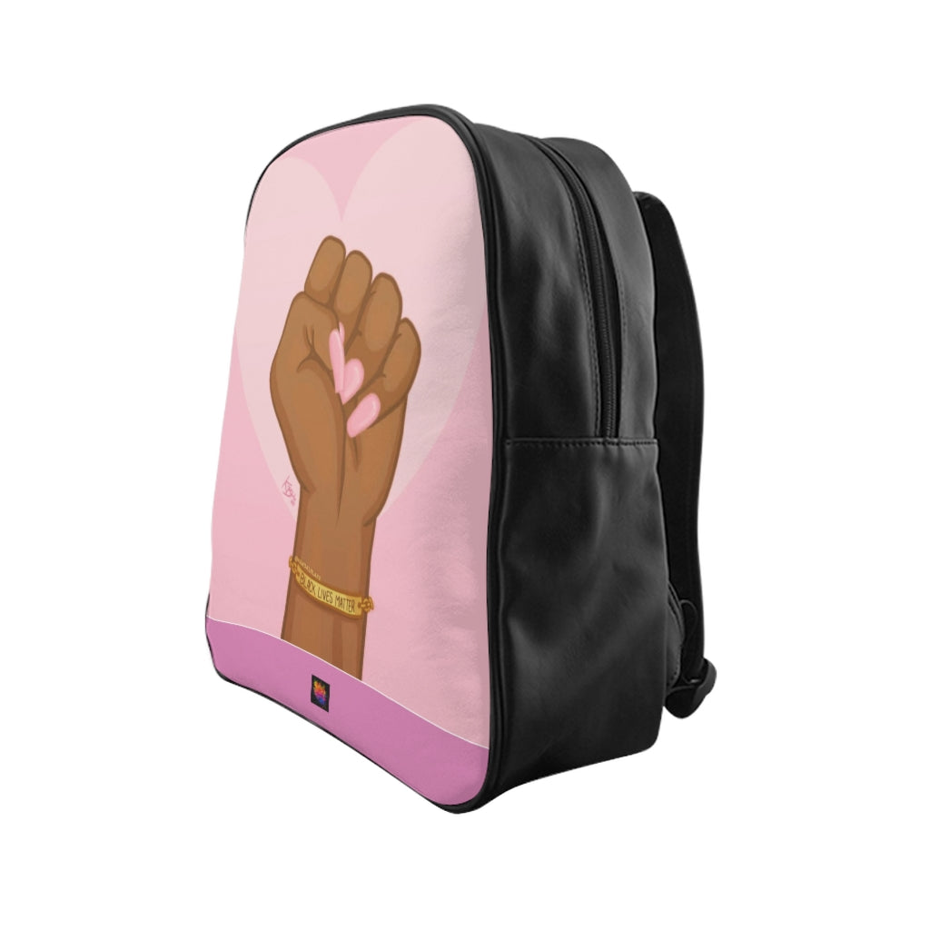 Pink Power Graphic Backpack